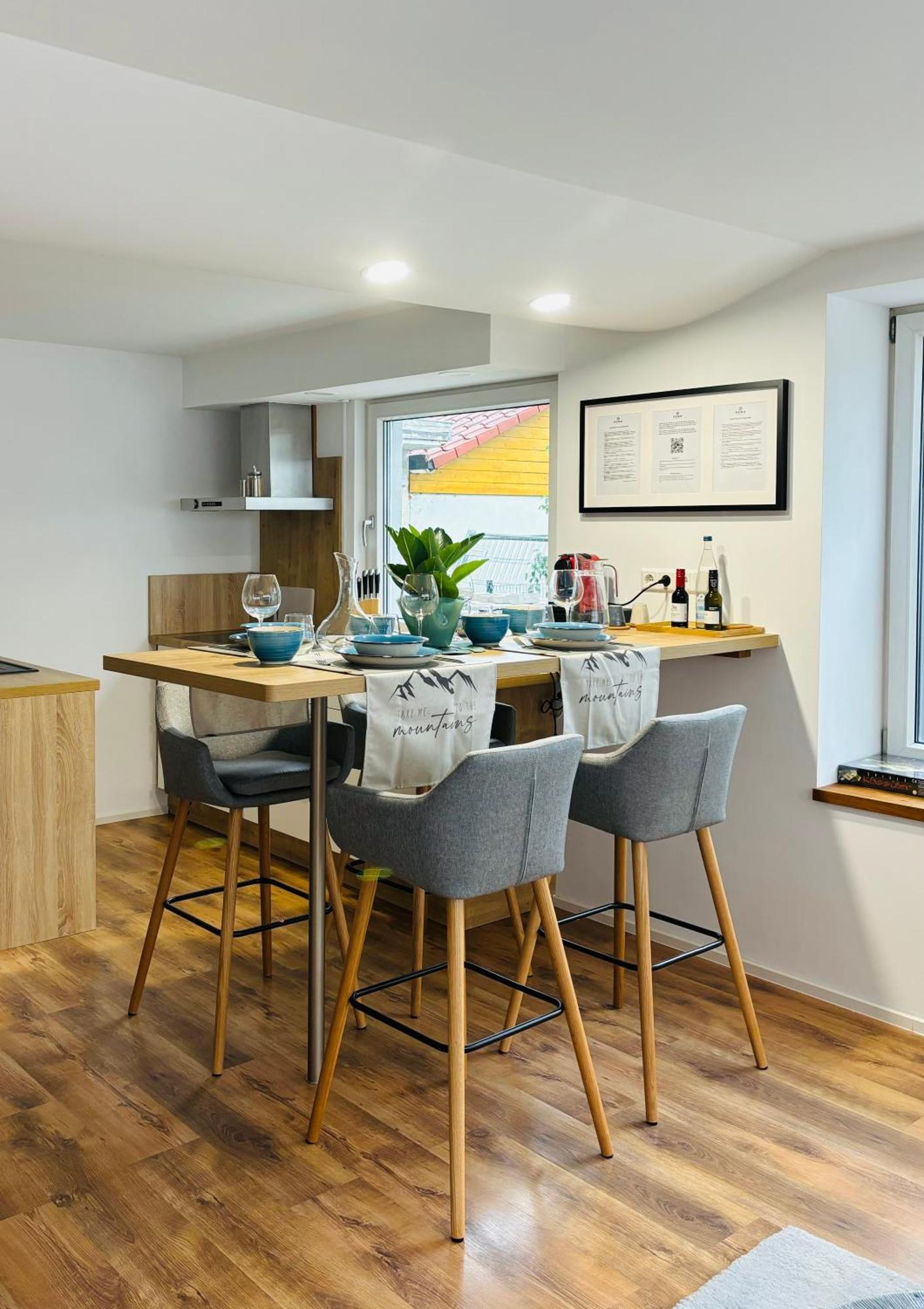 Jacuzzi Terrasse 55' Tv Kueche Regendusche Apartman Bad Bellingen Kültér fotó